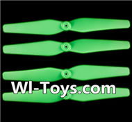 SYMA X8C X8W X8G Parts-24 Main rotor blades(4pcs)-Green For HD Camera SYMA X8 X8C X8W X8G Quadcopter UFO parts